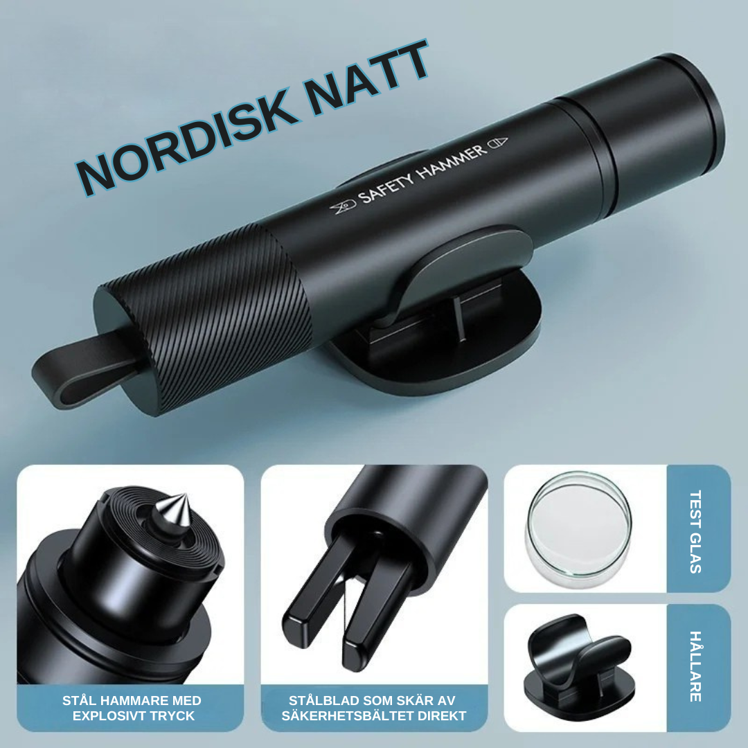 Nordic Car Escape - Nödhammaren som kan rädda liv.